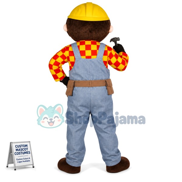 Builder Buddy Mascot Costume
