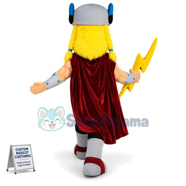 Thor Viking Mascot Costume