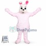 Pink Easter Bunny Mascot Costume