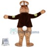 Brown Easter Bunny Mascot Costume