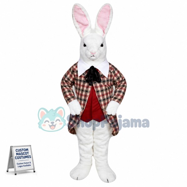 Fierce Easter Bunny Mascot Costume