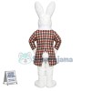Fierce Easter Bunny Mascot Costume