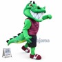 College Crocodile Mascot Costume