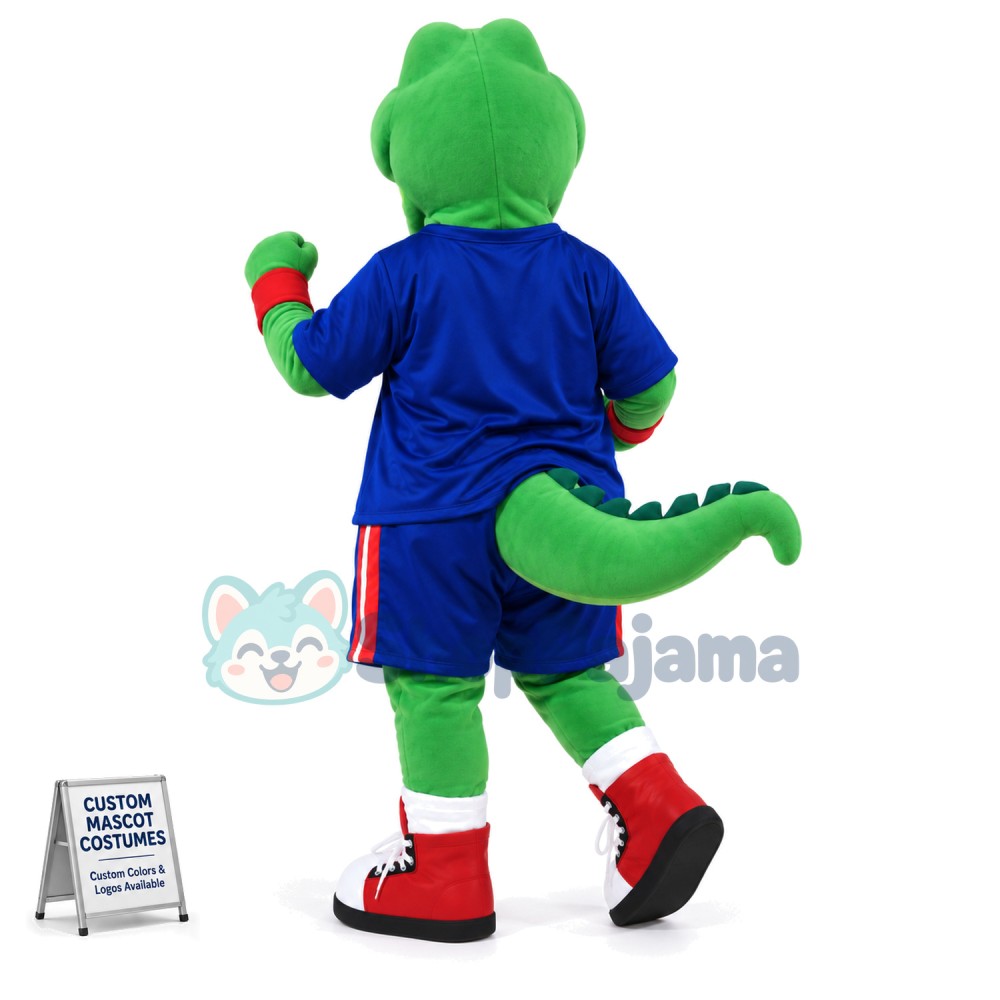 College Alligator Mascot Costume