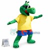 Cool Alligator Mascot Costume