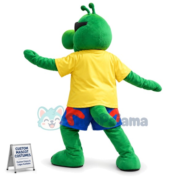 Cool Alligator Mascot Costume