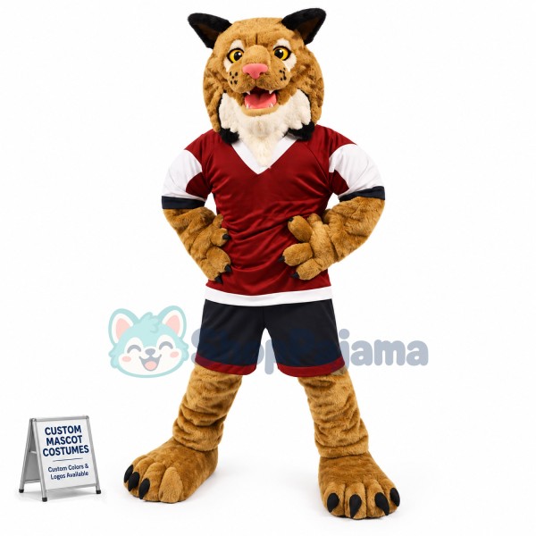 College Wildcat Mascot Costume