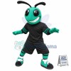 Green Sport Hornet Mascot Costume