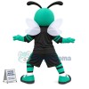 Green Sport Hornet Mascot Costume