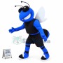 College Blue Hornet Mascot Costume