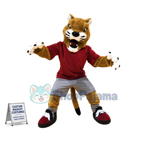 University Wild Cat Mascot Costume