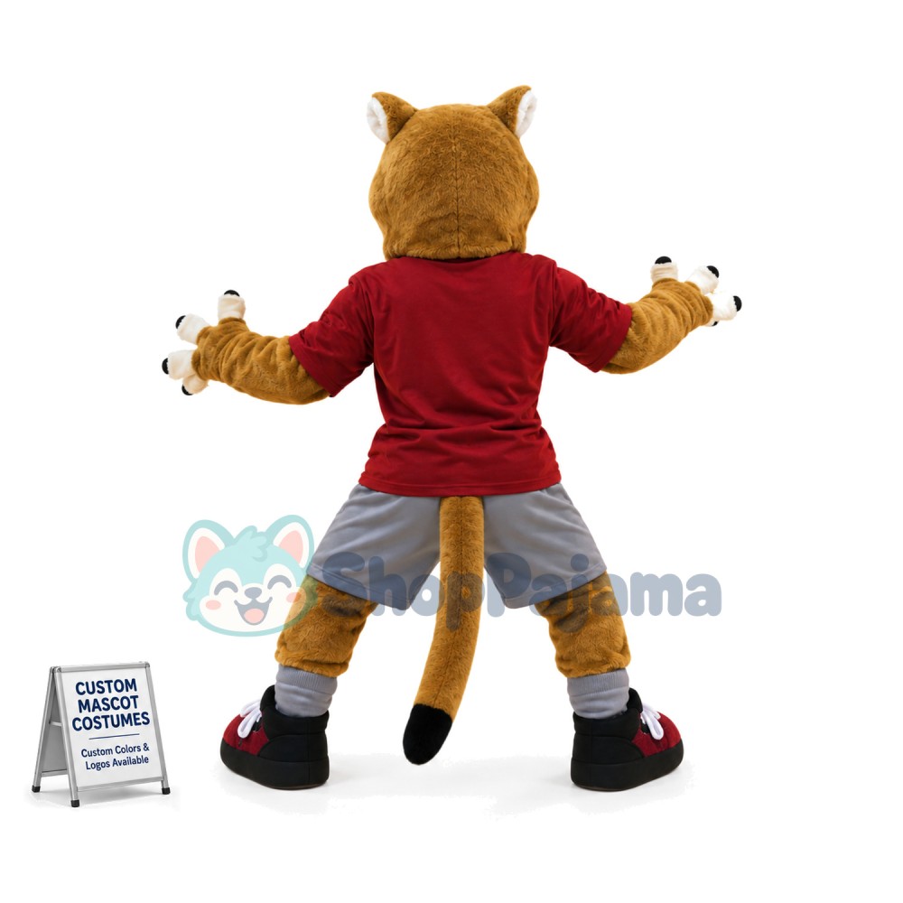 University Wild Cat Mascot Costume
