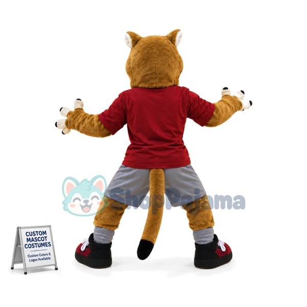 University Wild Cat Mascot Costume