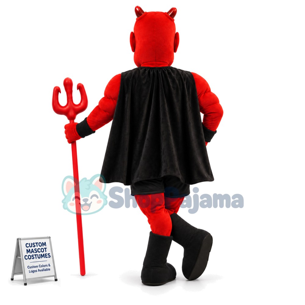 Red Devil Mascot Costume