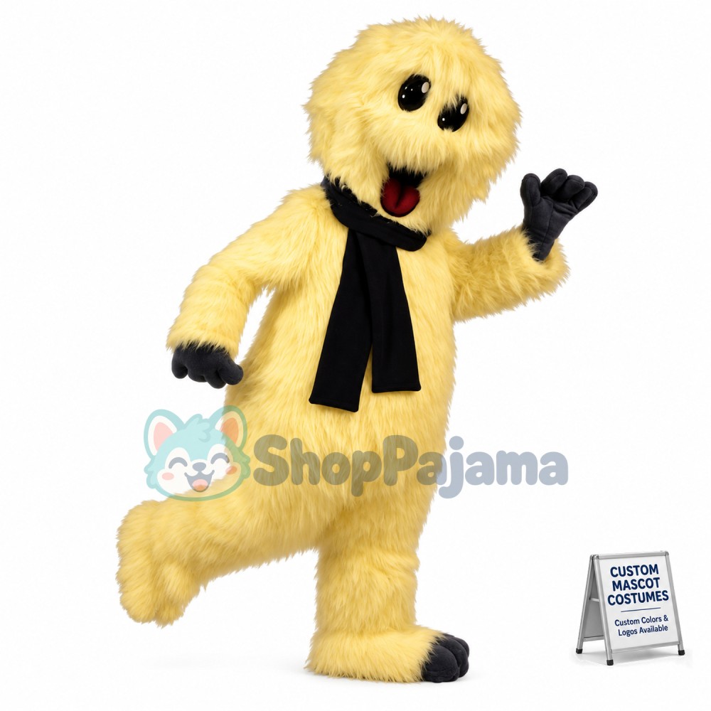 Cute Yeti Mascot Costume