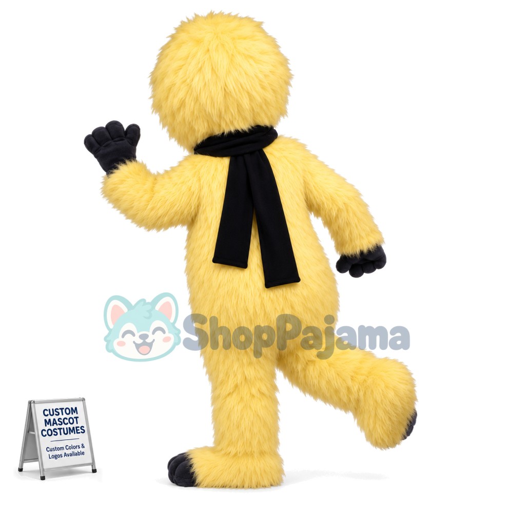 Cute Yeti Mascot Costume