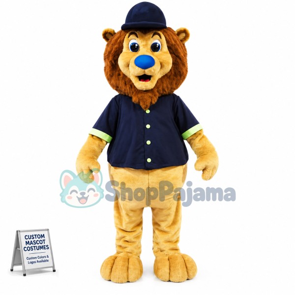 Baseball Sport Lion Mascot Costume