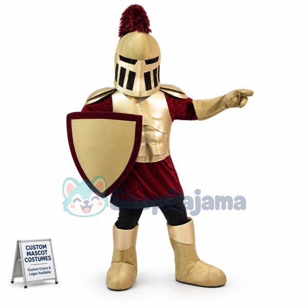 College Knight Mascot Costume