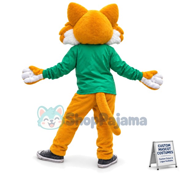 Cute Wildcat Mascot Costume