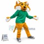 Cute Wildcat Mascot Costume