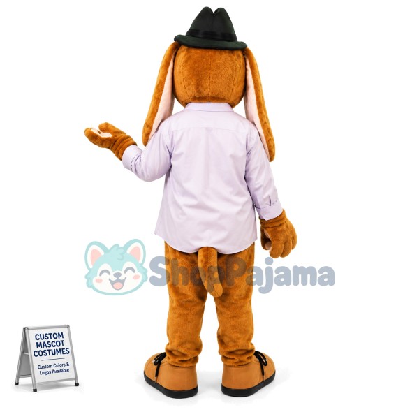 Brown Dog Mascot Costume