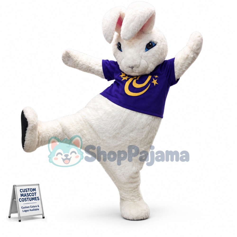 White Rabbit Mascot Costume