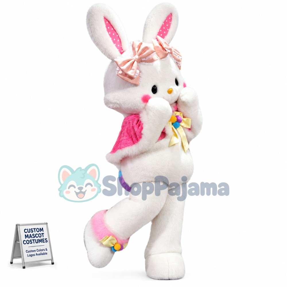 Super Cute Rabbit Mascot Costume