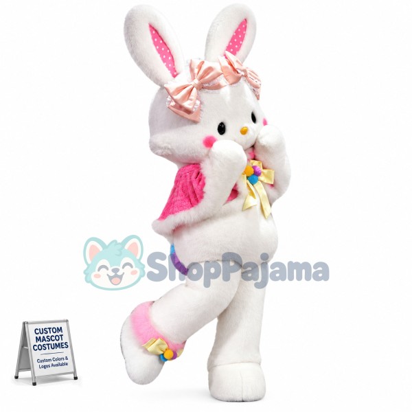Super Cute Rabbit Mascot Costume