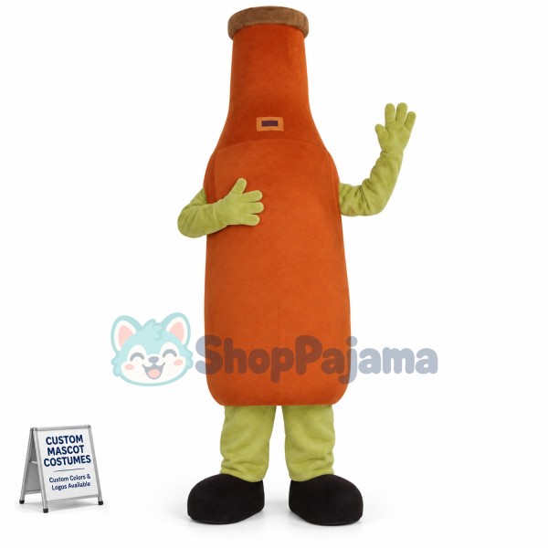 Superb Lightweight Beer Bottle Mascot Costume