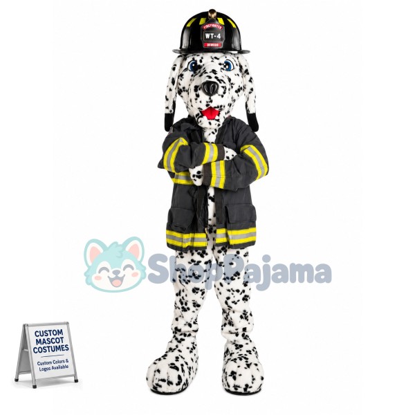 The Fire Dog Mascot Costume