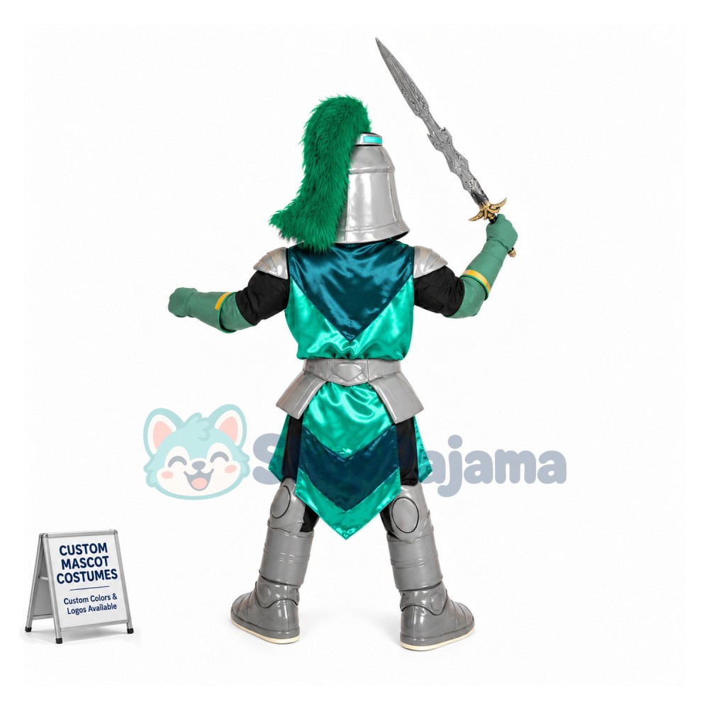 Brave Knight Mascot Costume