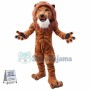 Strong Muscle Lion Mascot Costume