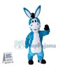 Blue Donkey Mascot Costume