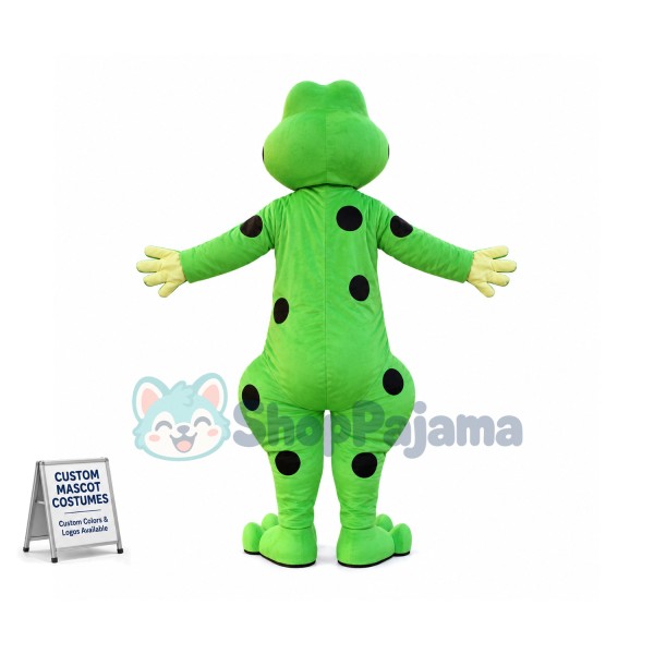 Wild Green Frog Mascot Costume