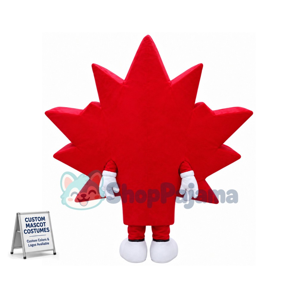 Superb Maple Leaf Mascot Costume