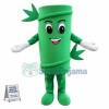 Green Bamboo Mascot Costume