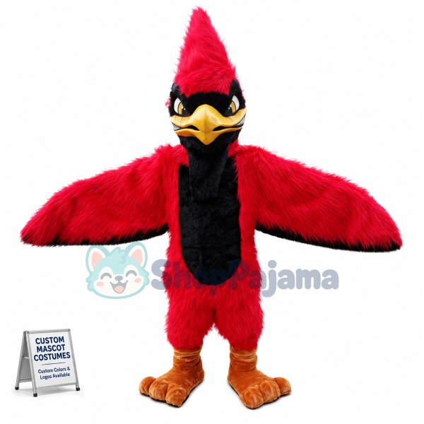 Superb Red Jay Mascot Costume