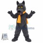 Superb Grey Wolf Mascot Costume