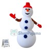 Superb Christmas Snowman Mascot Costume