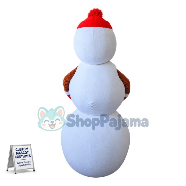 Superb Christmas Snowman Mascot Costume