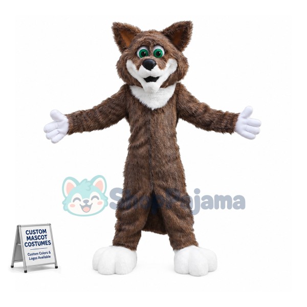 Superb Friendly Fox Mascot Costume