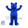 Blue Fierce Bear Mascot Costume