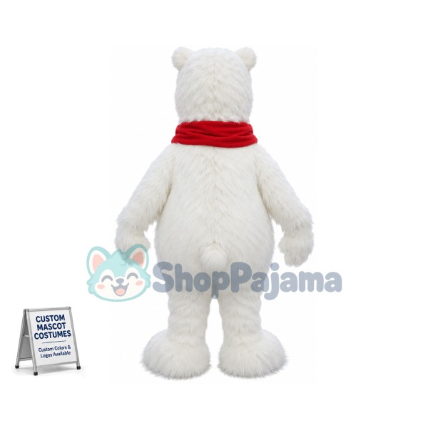 Superb Polar Bear Mascot Costume