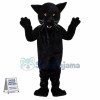 Superb Black Leopard Mascot Costume