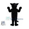Superb Black Leopard Mascot Costume