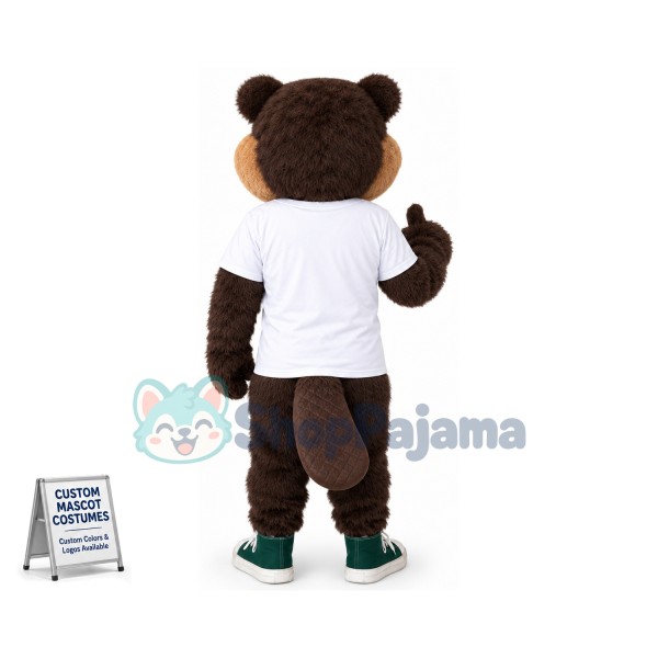 Superb School Beaver Mascot Costume