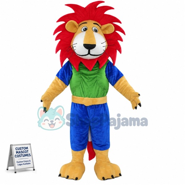 Affordable Colorful Lion Mascot Costume