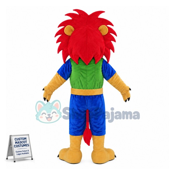 Affordable Colorful Lion Mascot Costume