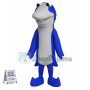 Superb Blue Shark Mascot Costume