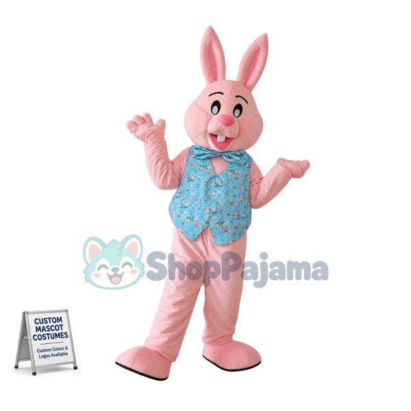 Affordable Pink Rabbit Mascot Costume